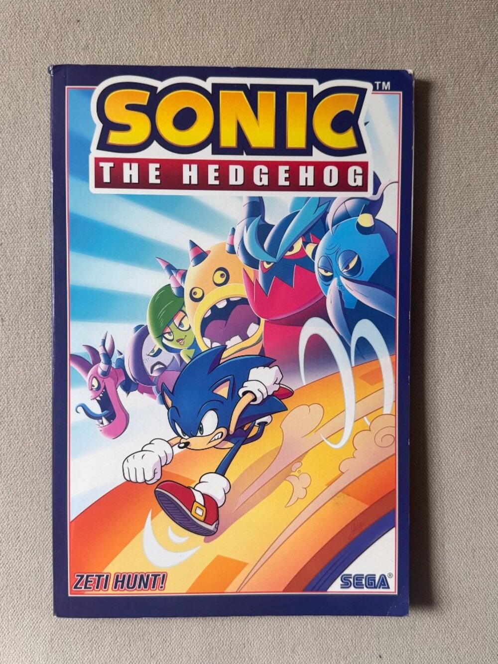 Sonic the Hedgehog Vol 11 Zeti Hunt! Graphic Novel Trade Paperback